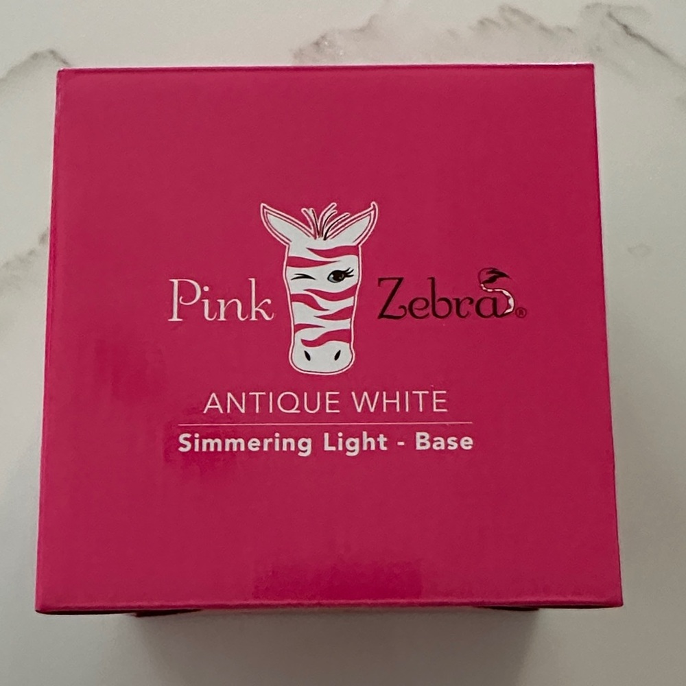 Pink Zebra Hot Pink Simmering Light Base - Antique White
